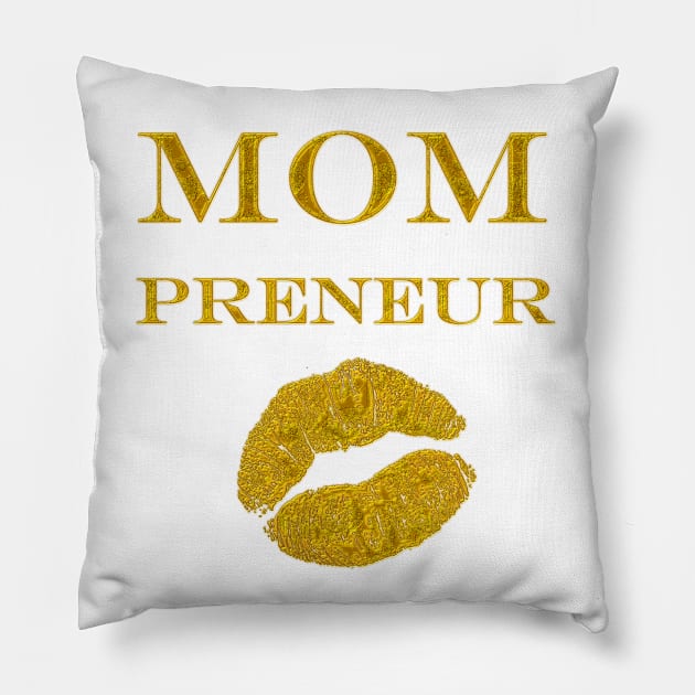 mompreneur Pillow by presstex.ua@gmail.com