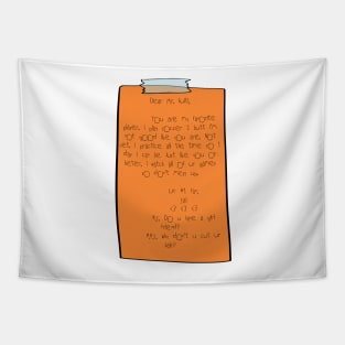 Fan letter Kulti Tapestry