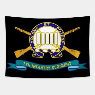 7th Infantry Regiment w Br - Ribbon X 300 Tapestry