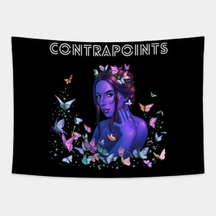 Butterfly Queen Contra Cutout Tapestry