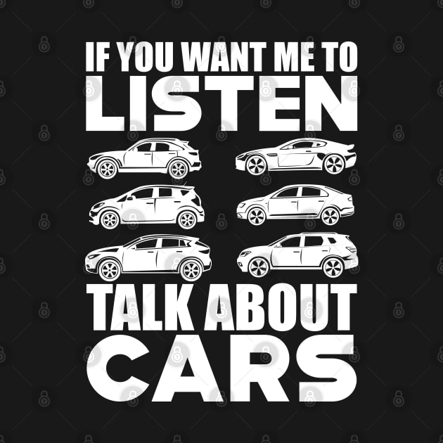 Car lover - If you want me to listen talk about cars w by KC Happy Shop