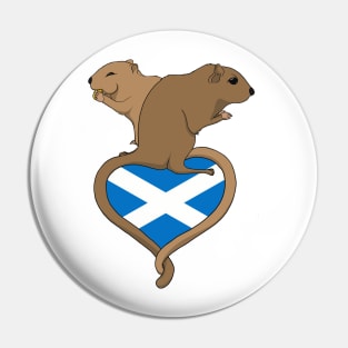 Gerbil Scotland (light) Pin