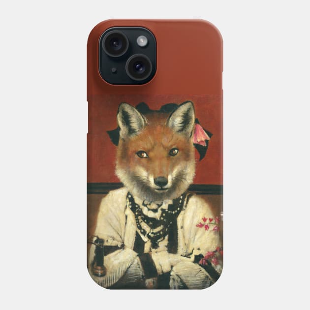 Vintage Vixen Phone Case by mictomart