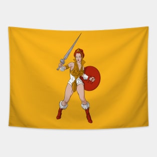 Retro Teela Pose Tapestry