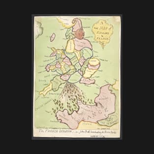 James Gillray Map T-Shirt