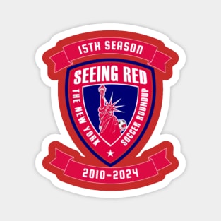 Seeing Red 15th Season Magnet