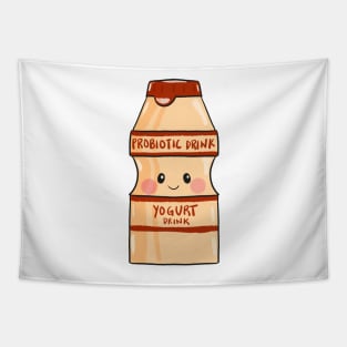 Yakult Yogurt Drink Asian Kawaii Food Tapestry