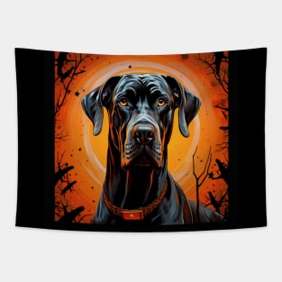 Great Dane Halloween Tapestry