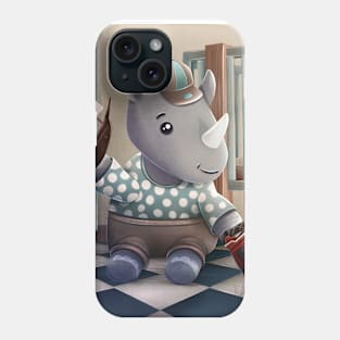 Baby rhinoceros Phone Case