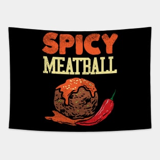 Spicy Meatball Tapestry