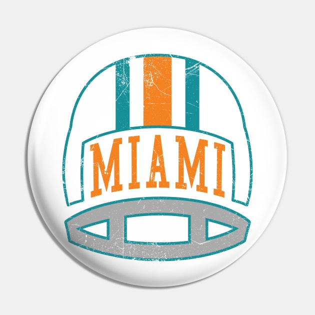 Miami Retro Helmet - White Pin by KFig21