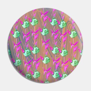 Pattern Floral Art Pin