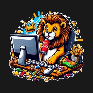 Gaming Lion - Perfect for video games fans T-Shirt