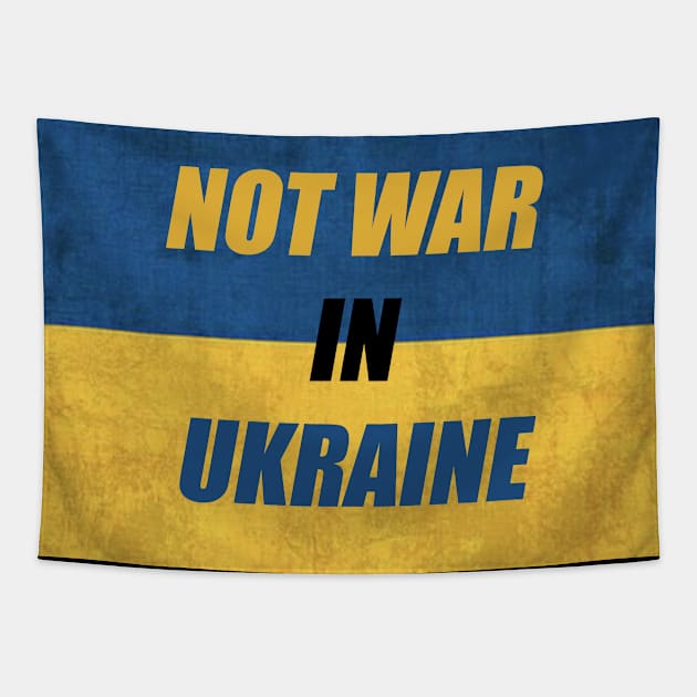 Not war in Ukraine Tapestry by Yurii