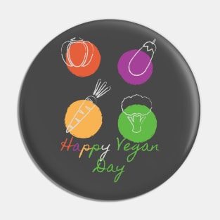 happy vegan day Pin