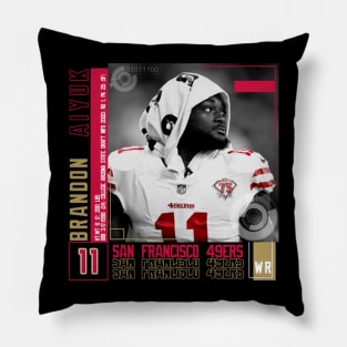 Brandon Aiyuk Paper Poster Pillow