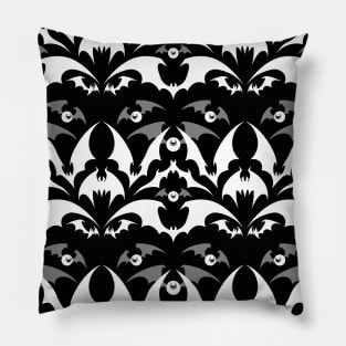 Bats - B&W Pillow