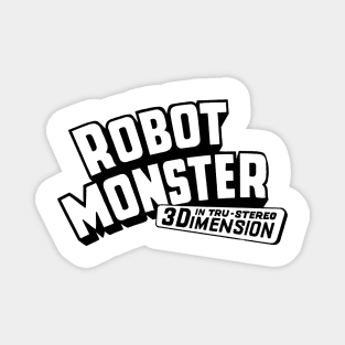 Robot Monster (black) Magnet