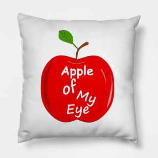 RED Apple Of My Eye Pillow