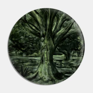 Live Oak Tree Pin