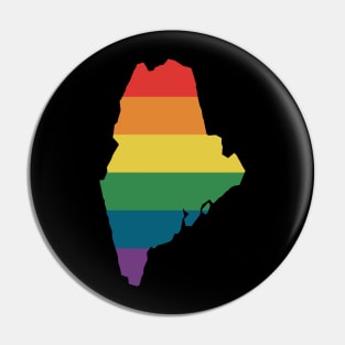 Maine State Rainbow Pin