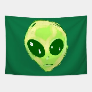 Green Alien Tapestry