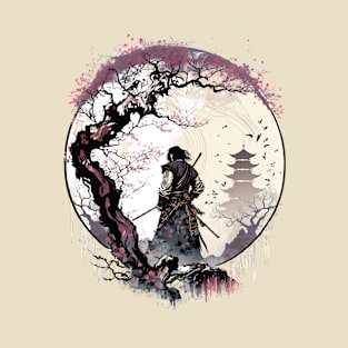 Cherry blossom samurai T-Shirt