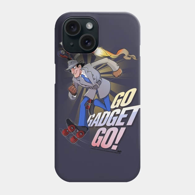 Go Gadget Go Phone Case by markpaulik