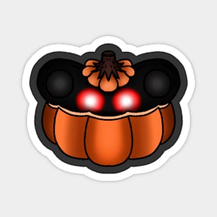 Mothman in pumpkin costume Magnet