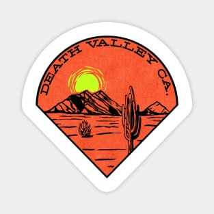 Death Valley California Mountains Cactus National Park Magnet