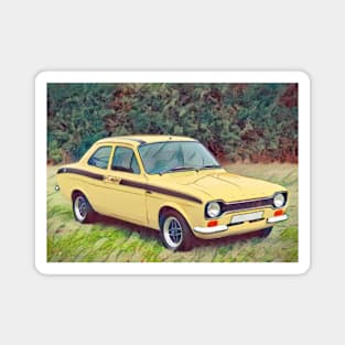 Classic Ford Escort Mexico MK1 Magnet