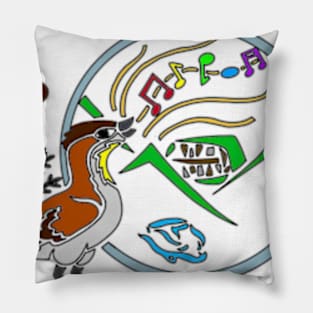 southern highland songbirds Pillow