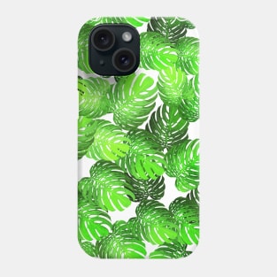 monster leafs random pattern Phone Case