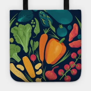 Round of vegetables Tote