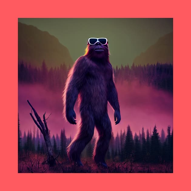 Dope Sasquatch in Nature by Grassroots Green