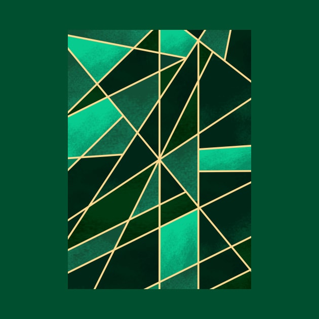 Abstract Green by Scratch