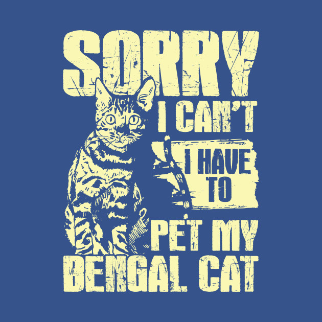 Disover Funny Bengal Cat Lover Gift - Bengal Cat - T-Shirt