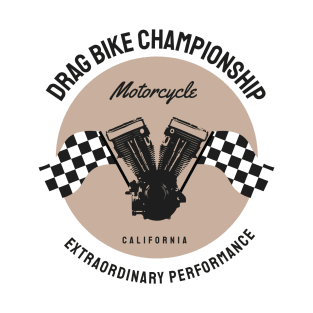 Drake Bike Championship Vintage | Classic Motorcycle Race T-Shirt