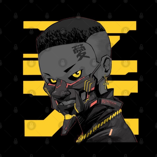 angry kid israel adesanya by Space wolrd