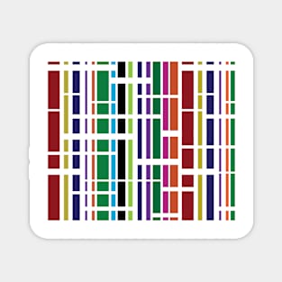 Stylishy Stripes - colorful Magnet