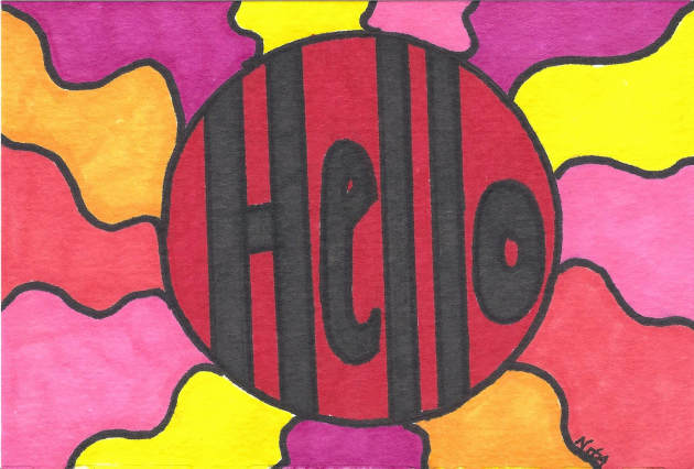 Hello Kids T-Shirt by I Nita Bit Of Color