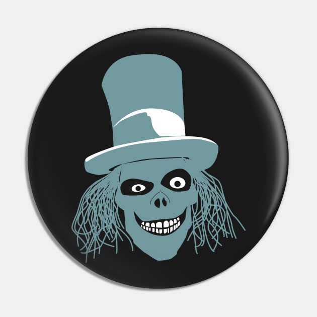 Hat Box Ghost Pin by Chriscut