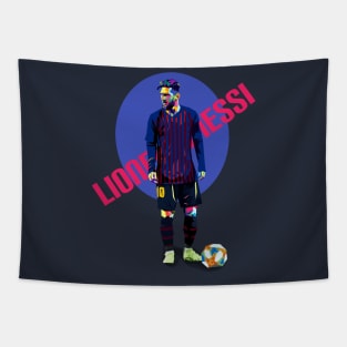 Lionell messi wpap art design Tapestry