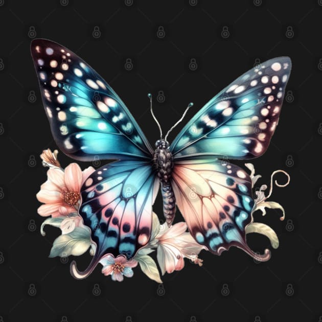 Turquoise Butterfly by CAutumnTrapp