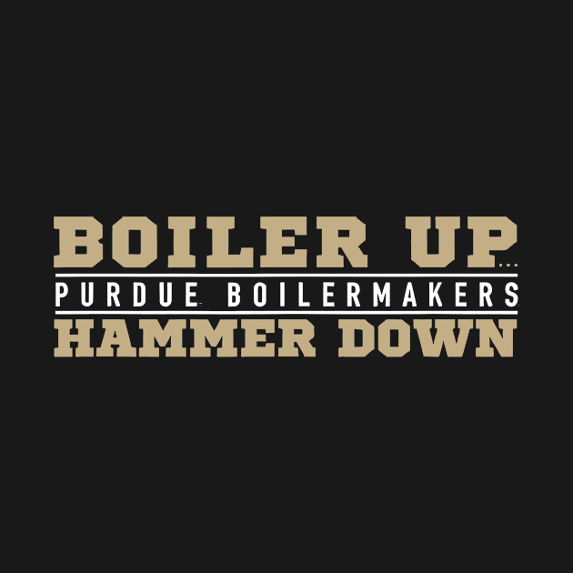 Purdue University Boilermakers Between The Lines by YASSIN DESIGNER