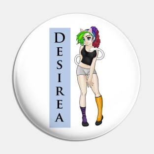 Desirea Youtube Shirt 2 Pin