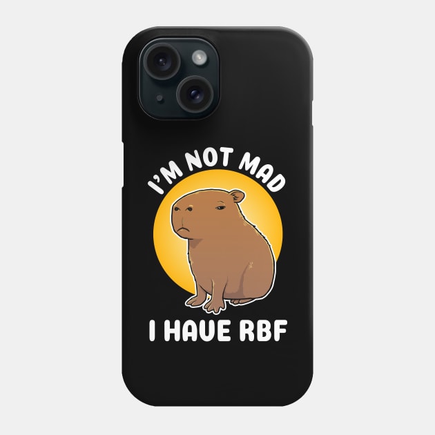 I'm not mad I have RBF Capybara Cartoon Phone Case by capydays