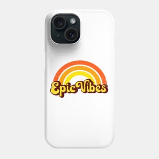 Epic Vibes - Retro Rainbow Phone Case