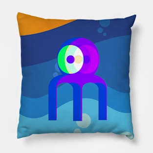 Squid Invasion Pillow