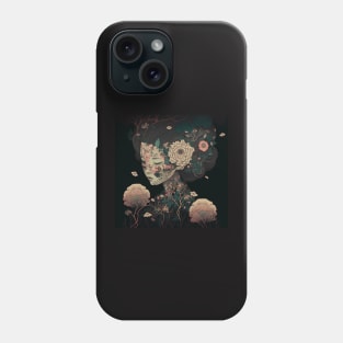 Surreal Flower Lady Phone Case